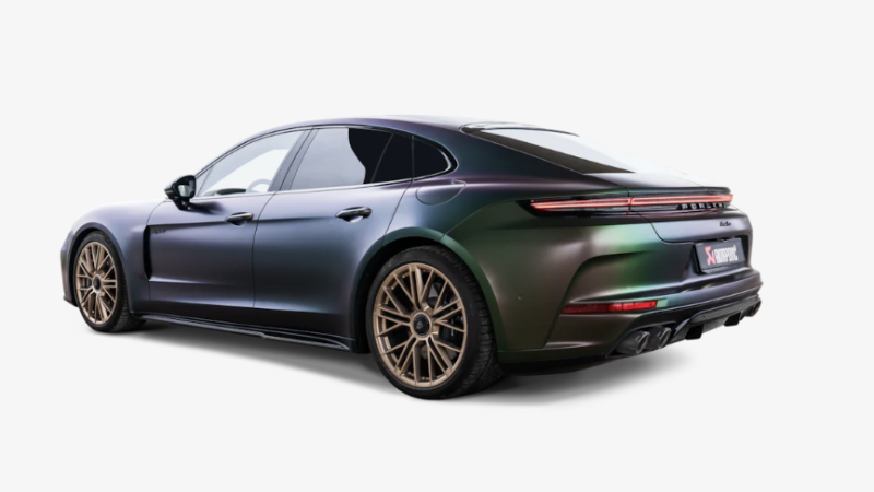 Photo of Akrapovic Valved Slip-On Line Titanium Exhaust for the Porsche Panamera 976 (2024+) - Image 5
